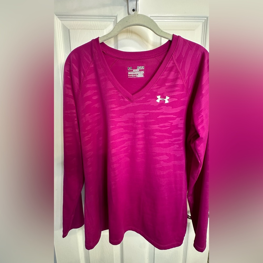 Pink dri fit long sleeve